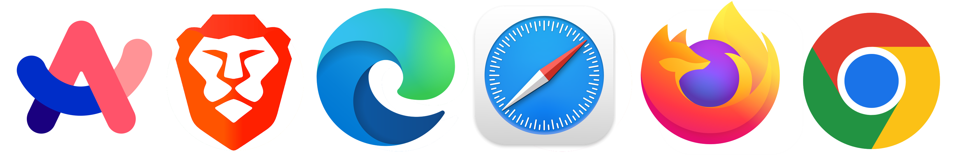 browsers logos 2023